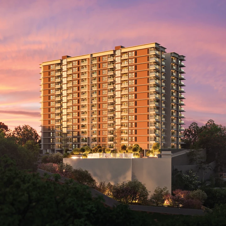 Sobha Woods Whispering Hills luxury hill view apartment towers